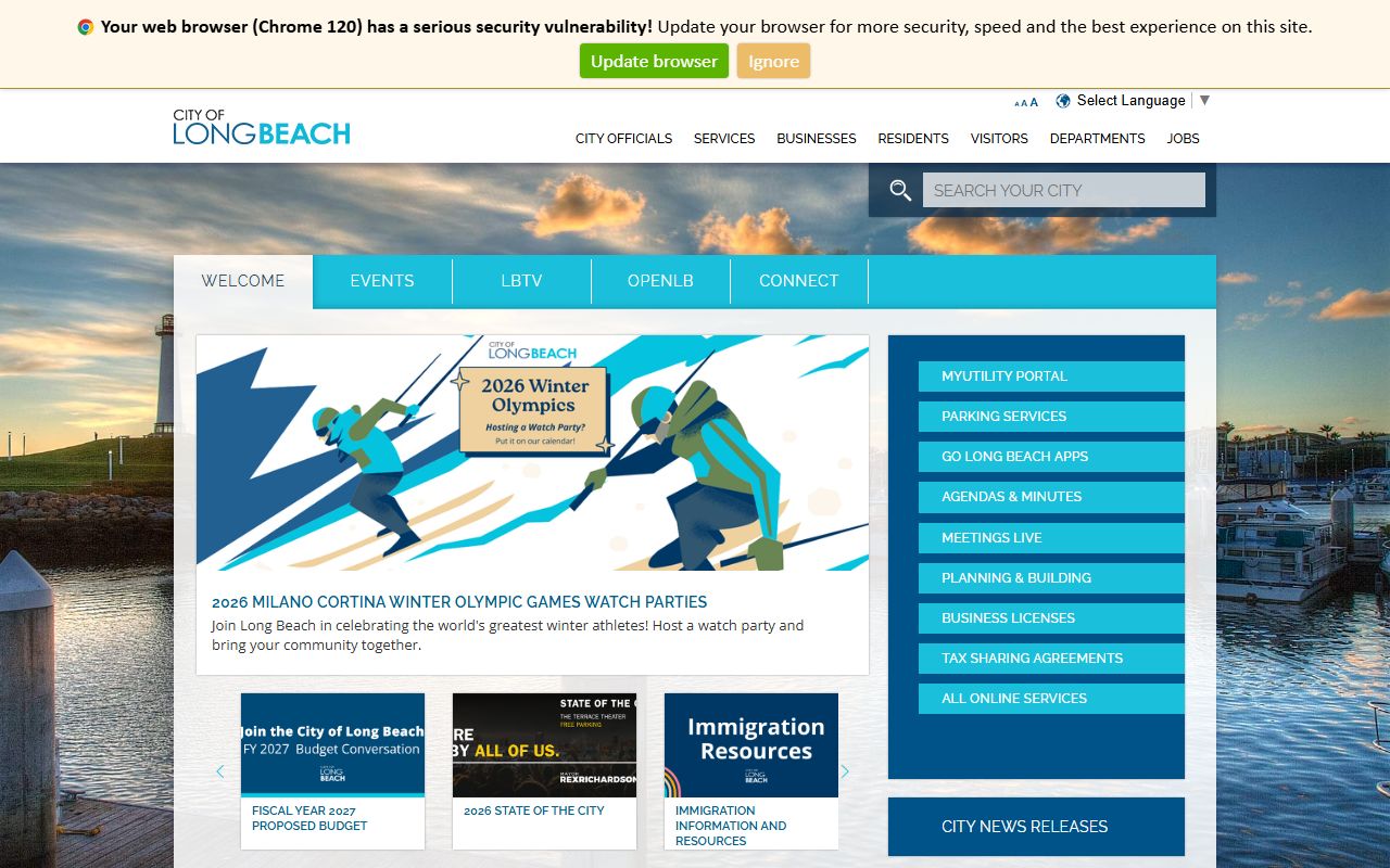 Long Beach court records city resources and information